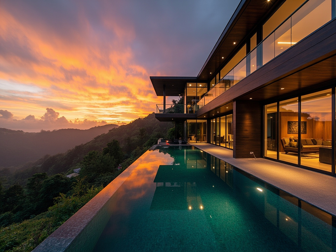 Chiang Mai hillside modern luxury villa